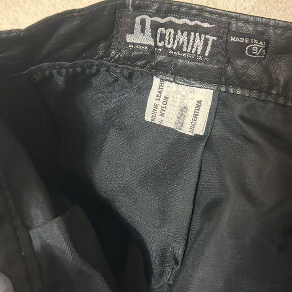 Genuine Leather Pencel  Skirt size S waist is 28”. Length is 21” - Picture 4 of 4